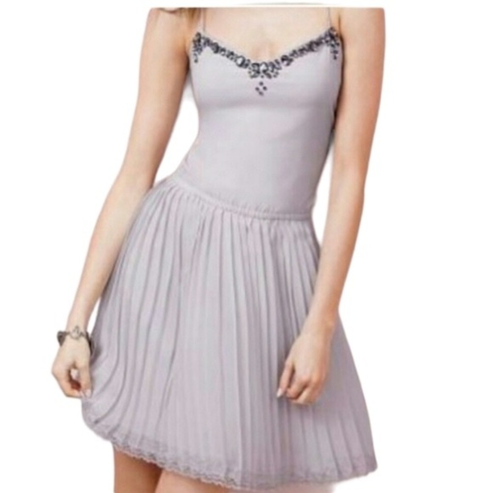 Victoria's Secret embellished chiffon slip dress size Medium Vintage 2000's